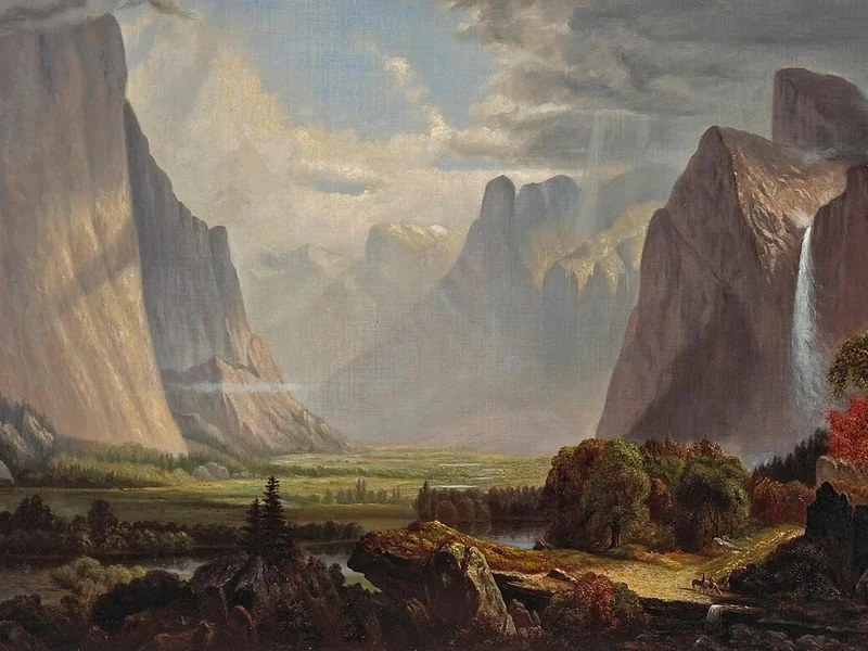 1815-Mary Park Seavey Benton - Una veduta della Yosemite Valley